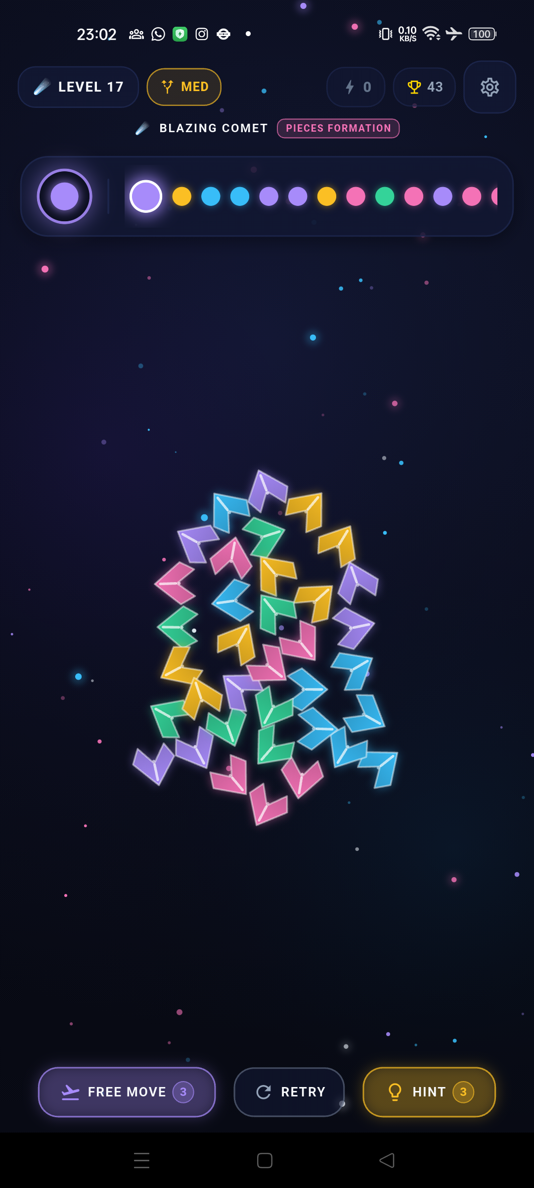 Aero Escape Blazing Comet Constellation